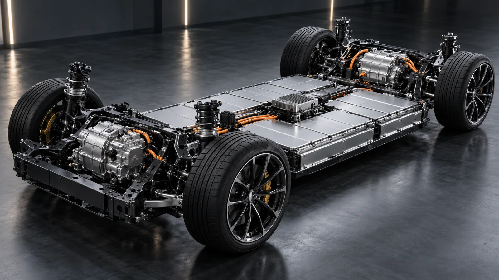 Visualización editorial de la plataforma eléctrica del BMW i3
